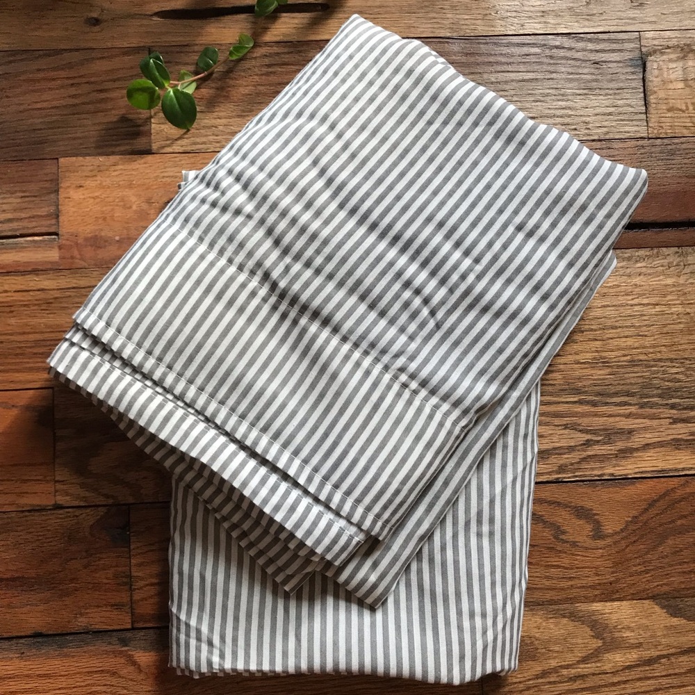 STRIPED PAIR OF CURTAINS